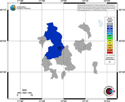 Mappa EMS - territori comuni