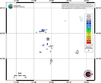 Mappa MCS - territori località