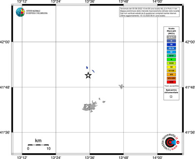 Mappa MCS - territori località