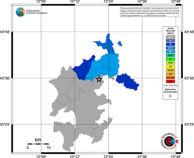 Mappa MCS - territori comuni