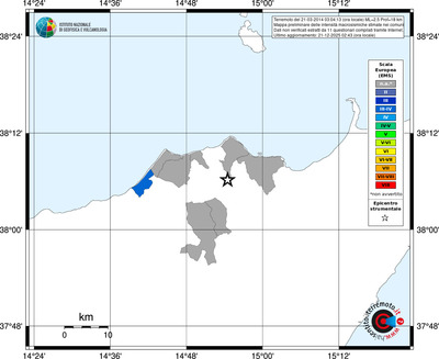 Mappa EMS - territori comuni