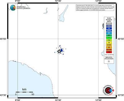 Mappa EMS - territori località