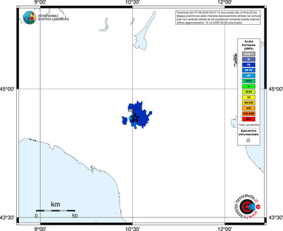 Mappa EMS - territori comuni