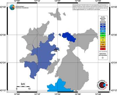 Mappa MCS - territori comuni