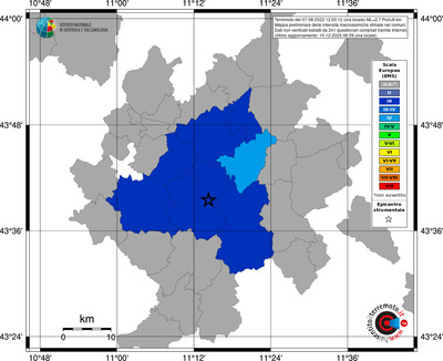 Mappa EMS - territori comuni