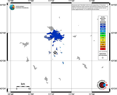 Mappa MCS - territori località