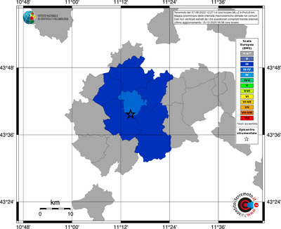 Mappa EMS - territori comuni