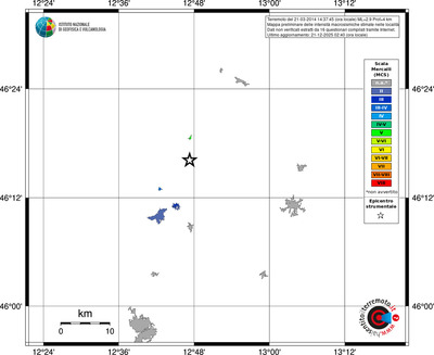 Mappa MCS - territori località