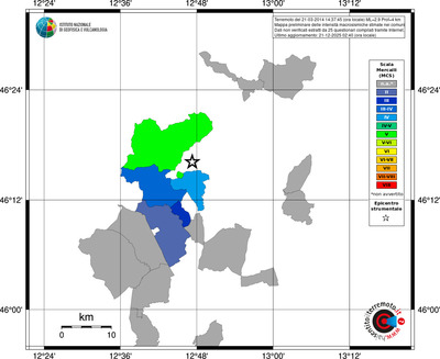 Mappa MCS - territori comuni