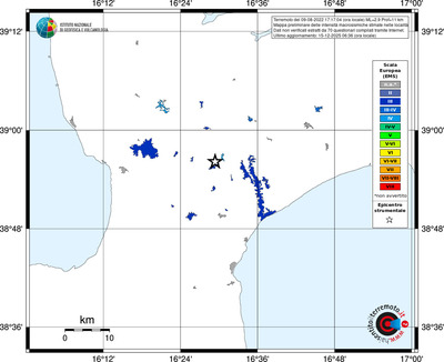 Mappa EMS - territori località