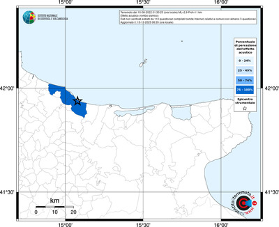 Mappa territorio comunale con almeno 3 questionari