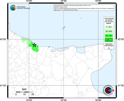 Mappa territorio comunale con almeno 3 questionari
