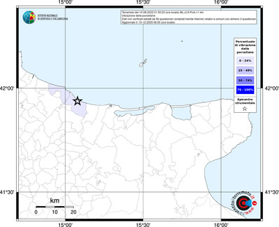 Mappa territorio comunale con almeno 3 questionari