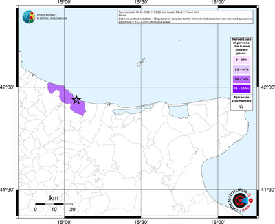 Mappa territorio comunale con almeno 3 questionari