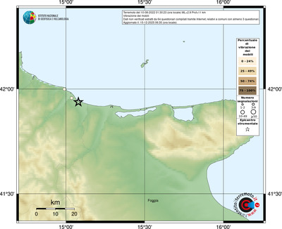 Mappa comuni con almeno 3 questionari
