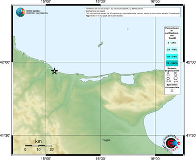 Mappa comuni con almeno 3 questionari