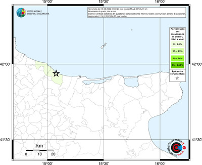 Mappa territorio comunale con almeno 3 questionari