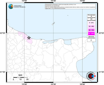 Mappa territorio comunale con almeno 3 questionari