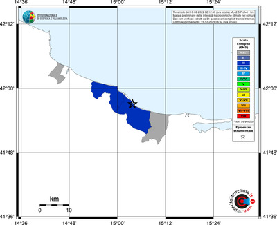 Mappa EMS - territori comuni