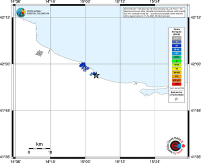 Mappa EMS - territori località