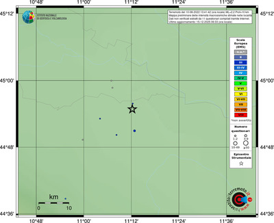 Mappa EMS - località