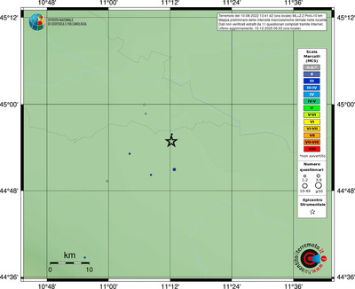 Mappa MCS - località