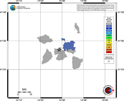 Mappa MCS - territori comuni