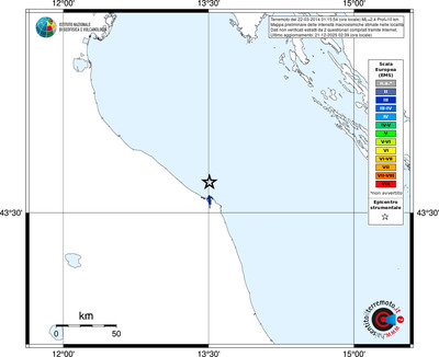 Mappa EMS - territori località