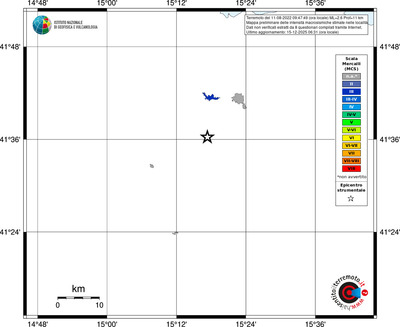 Mappa MCS - territori località