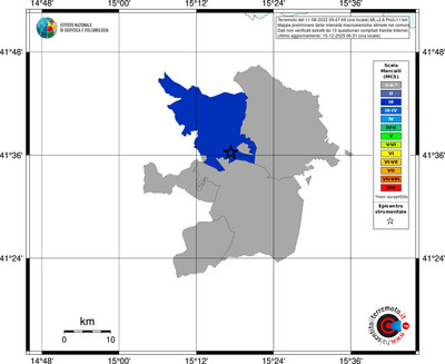 Mappa MCS - territori comuni