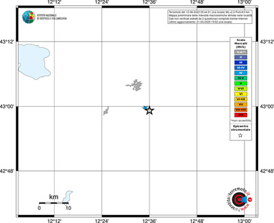 Mappa MCS - territori delle località