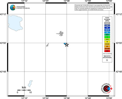 Mappa EMS - territori località