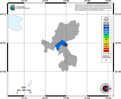 Mappa MCS - territori comuni