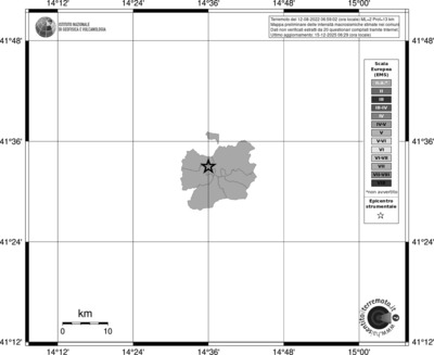 Mappa EMS - territori comuni