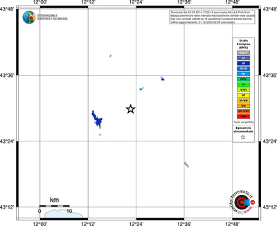 Mappa EMS - territori località