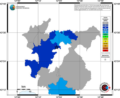 Mappa EMS - territori comuni