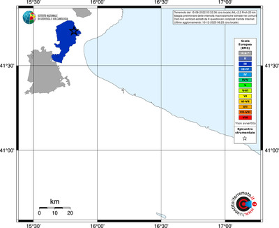 Mappa EMS - territori comuni
