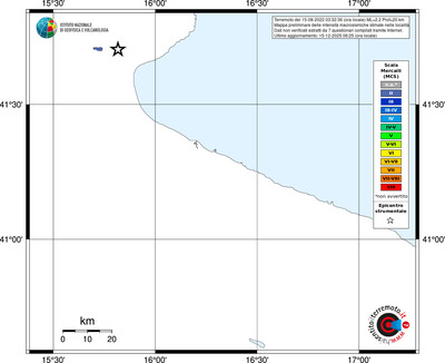 Mappa MCS - territori località