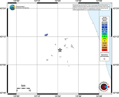 Mappa MCS - territori località