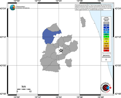 Mappa MCS - territori comuni