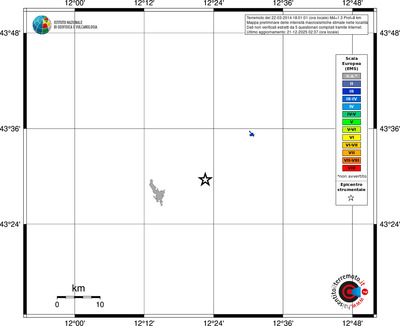 Mappa EMS - territori località