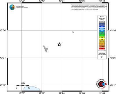 Mappa MCS - territori località