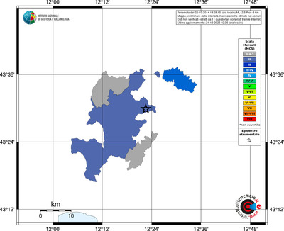 Mappa MCS - territori comuni