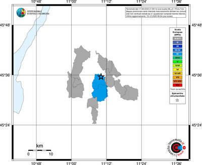 Mappa EMS - territori comuni