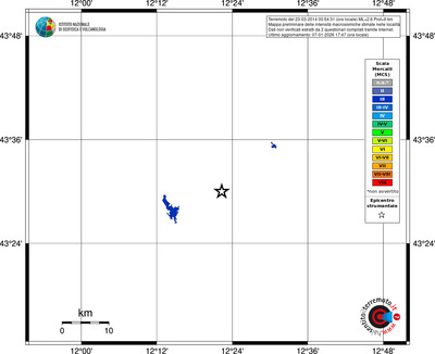 Mappa MCS - territori località
