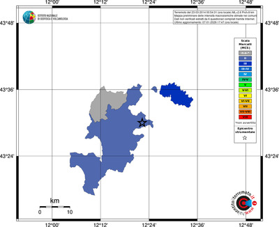 Mappa MCS - territori comuni