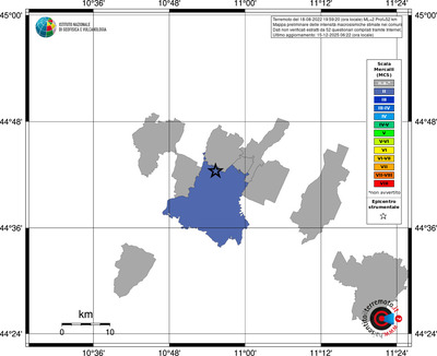 Mappa MCS - territori comuni