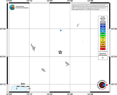 Mappa MCS - territori località
