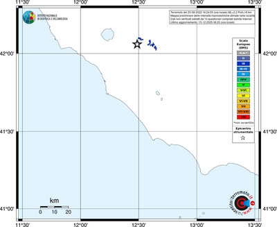 Mappa EMS - territori località
