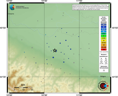 Mappa EMS - località